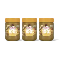 Calvé 100% stukjes pinda pindakaas 3-pack
