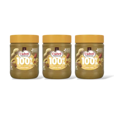 pdp-image-Calvé 100% stukjes pinda pindakaas 3-pack