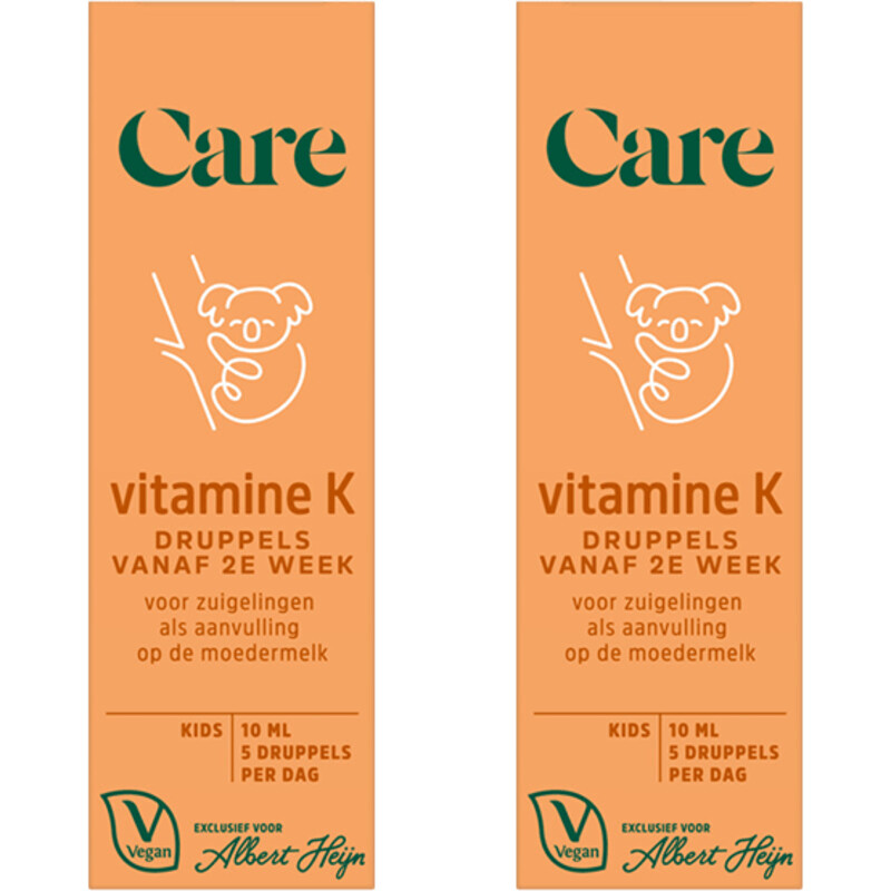 Een afbeelding van Care Vitamine K druppels 2-pack