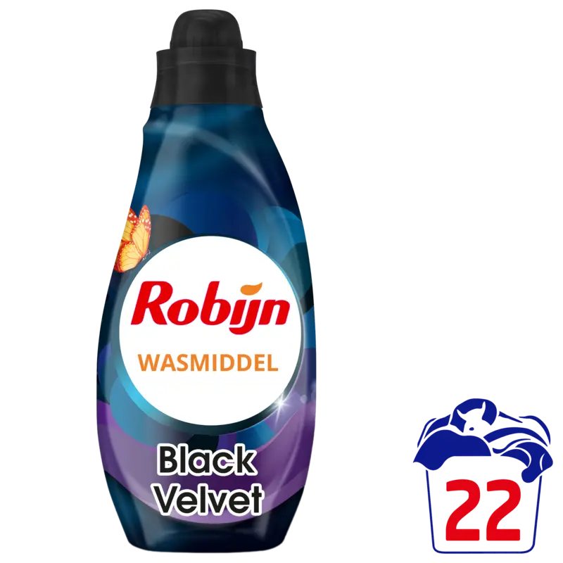 Robijn Klein & krachtig black velvet wasmiddel