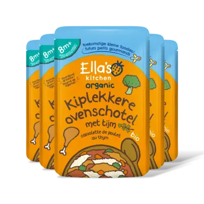 pdp-image-Ella's kitchen Kiplekkere ovenschotel met tijm 8m+ 5-pk