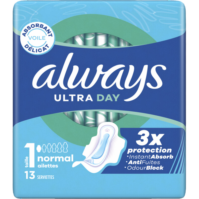 Always Ultra day normal wings maandverband