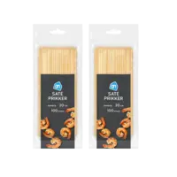 AH Sateprikkers bamboe 20cm 2-pack