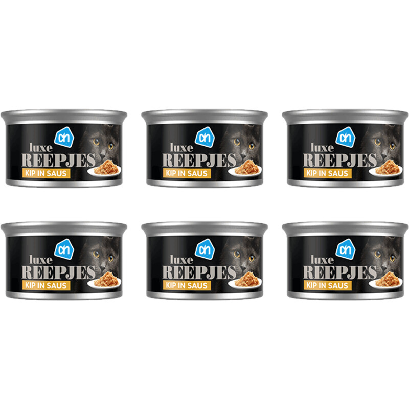 Een afbeelding van AH Luxe kip reepjes in saus 6-pack