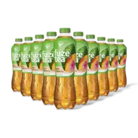 Fuze Tea Black ice tea peach hibiscus 10-pack