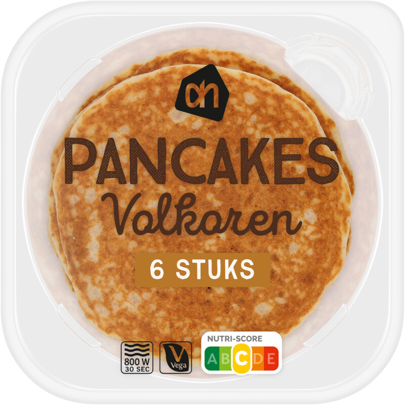 Een afbeelding van AH Volkoren pancakes