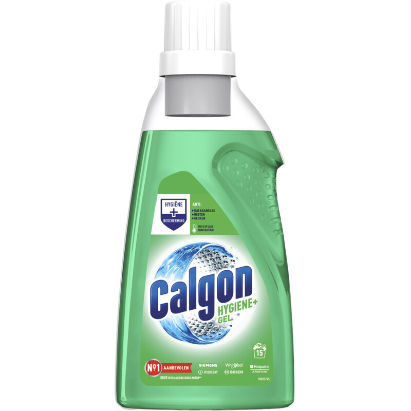 Een afbeelding van Calgon Wasmachinereiniger en anti kalk