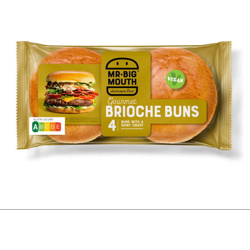 Een afbeelding van Mr. BigMouth Brioche buns