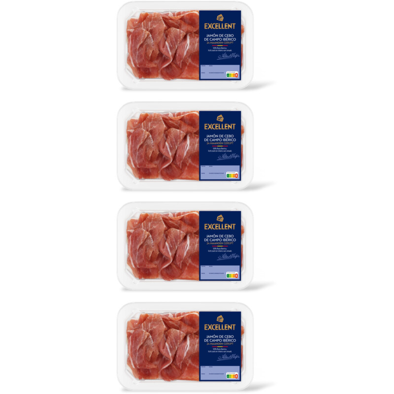 AH Excellent Jamon de cebo de campo Iberico 4-pack