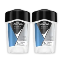 Rexona Men maxpro clean anti-transp stick 2pack