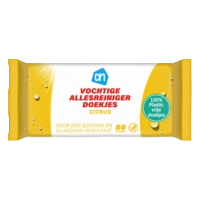 AH Vochtige allesreiniger doekjes citrus