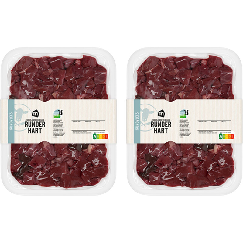 Een afbeelding van AH Runderhart 2-pack