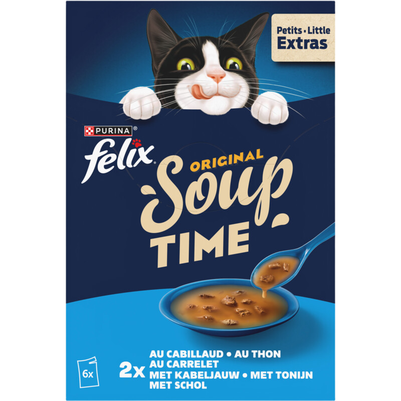 Felix Soup original met kabeljauw tonijn schol