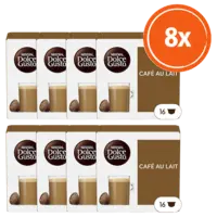 Nescafé Dolce Gusto Cafe au lait capsules 8-pack