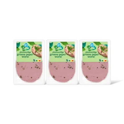 pdp-image-AH Terra Plantaardige groene peper worst 3-pack