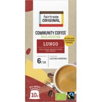 Een afbeelding van Fairtrade Original Community coffee lungo capsules