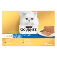 Gourmet Gold mousse met kip zalm niertjes konijn