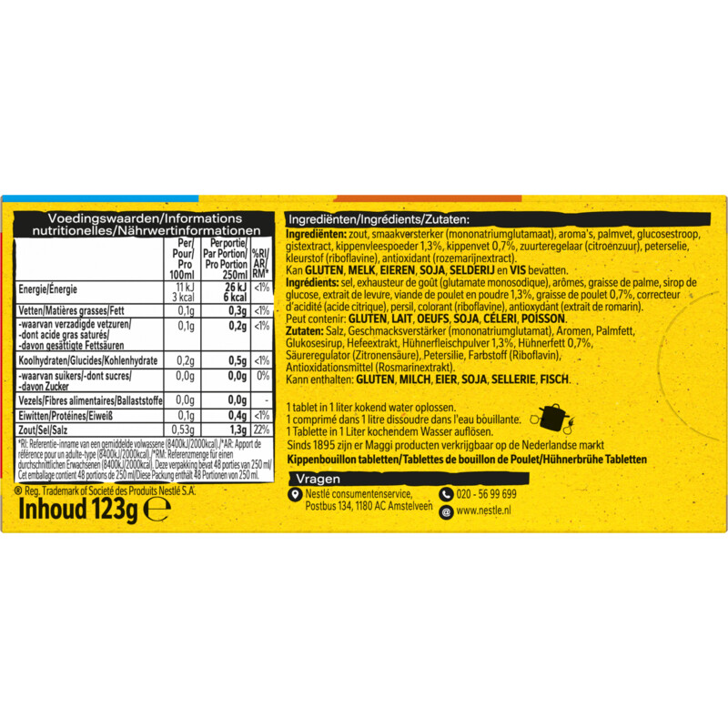 Een afbeelding van Maggi Kippen bouillon blokjes voordeelpak