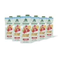 Van de Boom Aardbei framboos siroop 0% suiker 6-pack