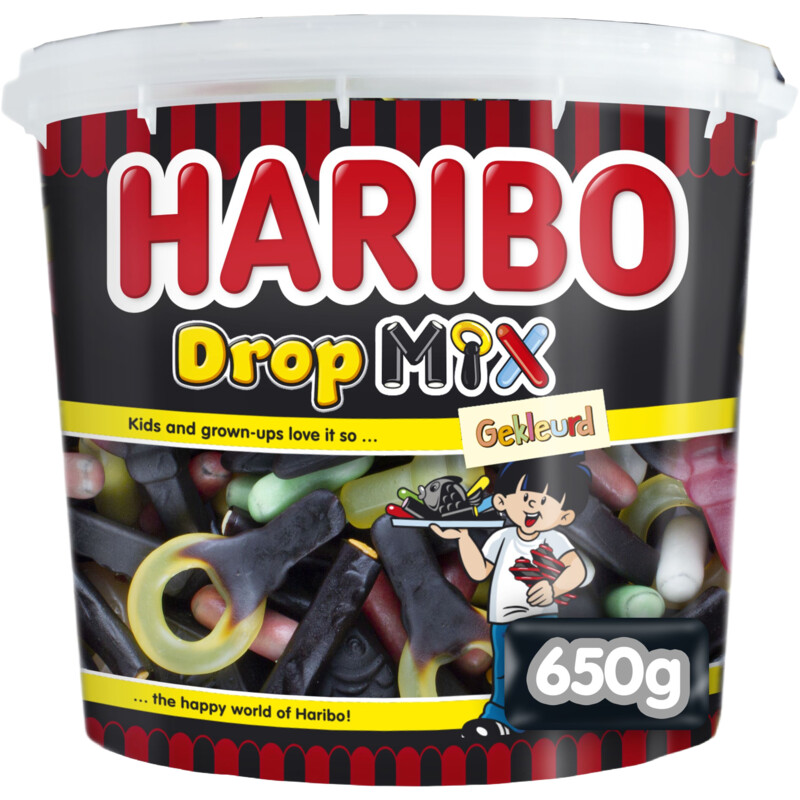 Een afbeelding van Haribo Gekleurde dropmix