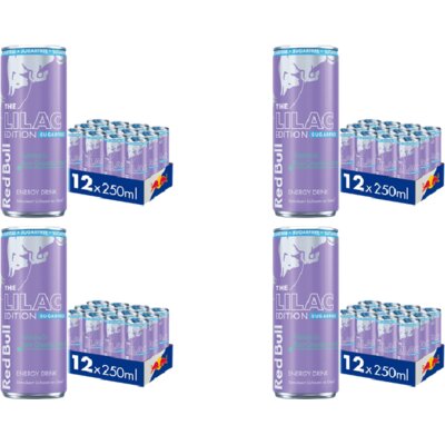 pdp-image-Red Bull Lilac edition sugarfree 4x 12-pack