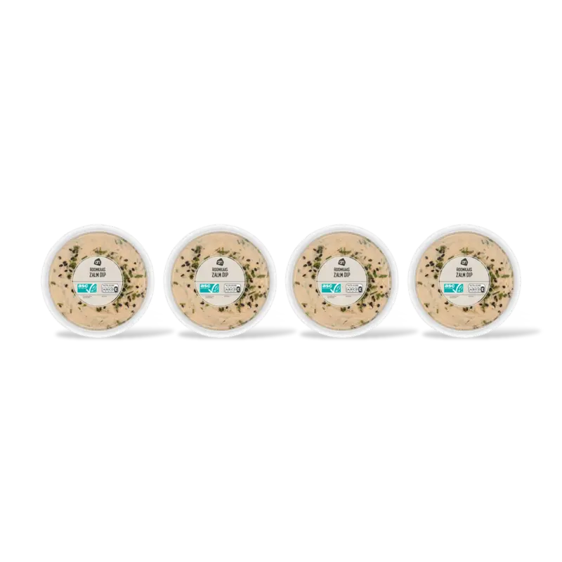 Roomkaas zalm dip 4-pack
