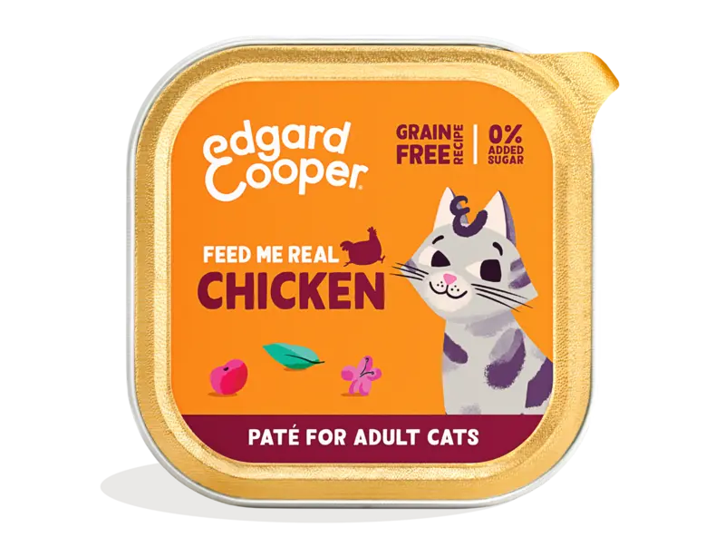 Edgard & Cooper Paté kip voor volwassen kat
