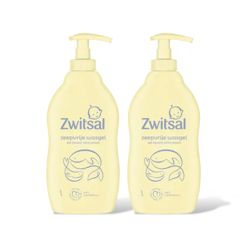 Baby zeepvrije wasgel 2-pack