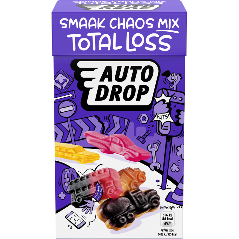 Een afbeelding van Autodrop Smaak chaos mix total loss