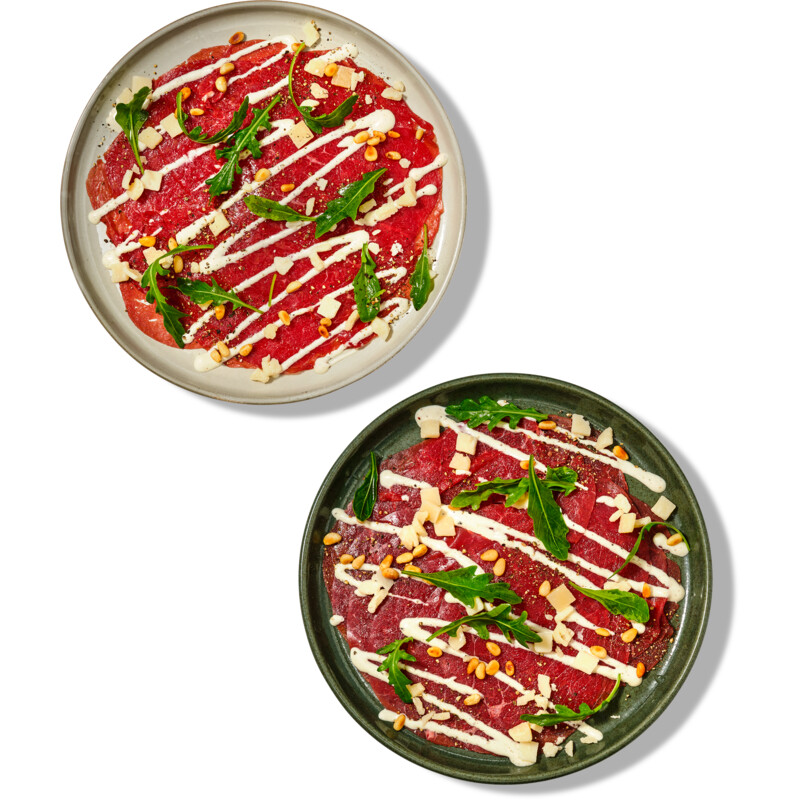 Een afbeelding van AH Greenfields Carpaccio truffelmayo