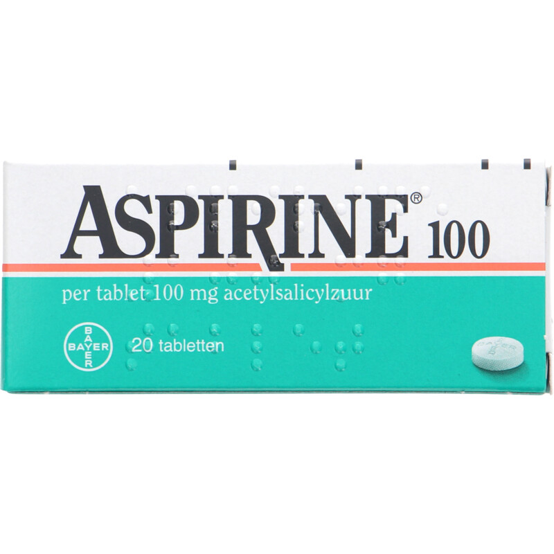 Een afbeelding van Aspirine Pijnstiller 100mg