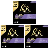 L'OR Espresso lungo profondo capsules 3-pack