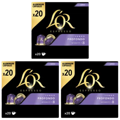pdp-image-L'OR Espresso lungo profondo capsules 3-pack