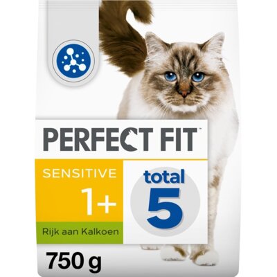 pdp-image-Perfect fit Kattenbrokken sensitive 1+ kalkoen