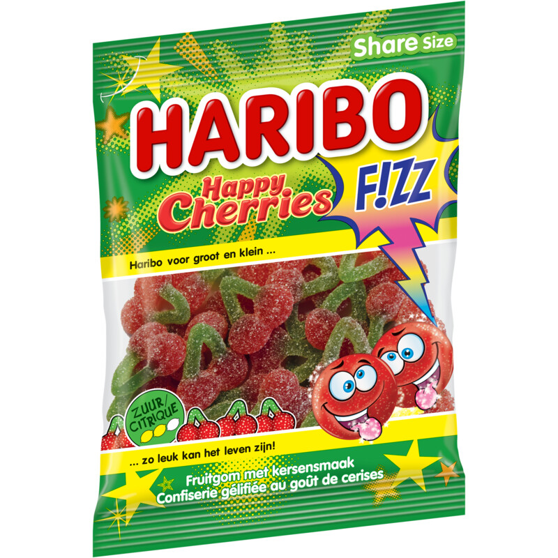 Een afbeelding van Haribo Cherry f!zz zuur
