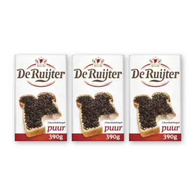 pdp-image-De Ruijter Chocoladehagel puur 3-pack