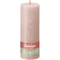 Bolsius Rustieke kaars 19cm misty pink