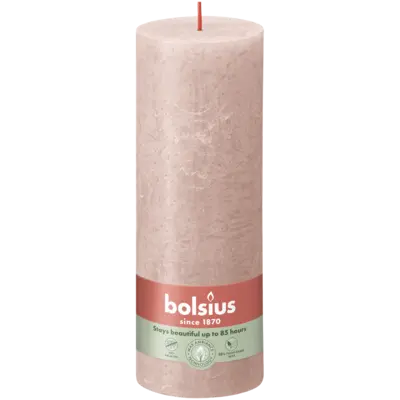 pdp-image-Bolsius Rustieke kaars 19cm misty pink