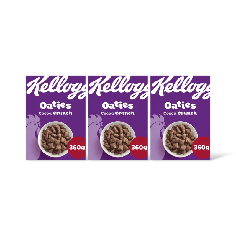Kellogg's Oaties cocoa crunch 3-pack
