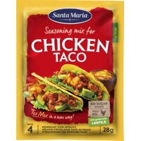 Een afbeelding van Santa Maria Kruidenmix chicken taco