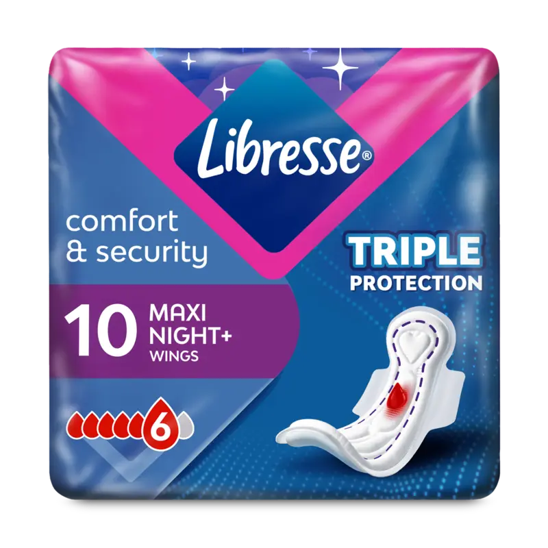 Libresse Maxi goodnight wings maandverband