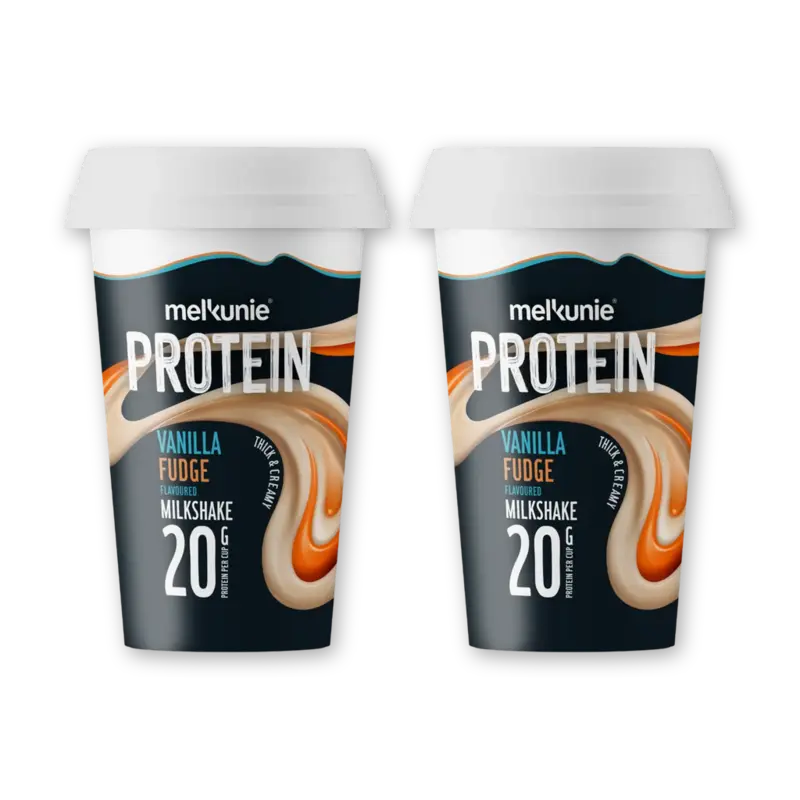 Protein milkshake vanille fudge 2-pack
