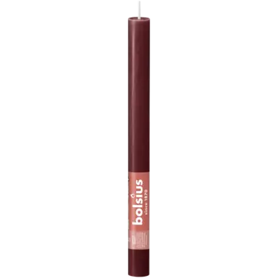 pdp-image-Bolsius Dinerkaars rustiek bordeaux 27cm