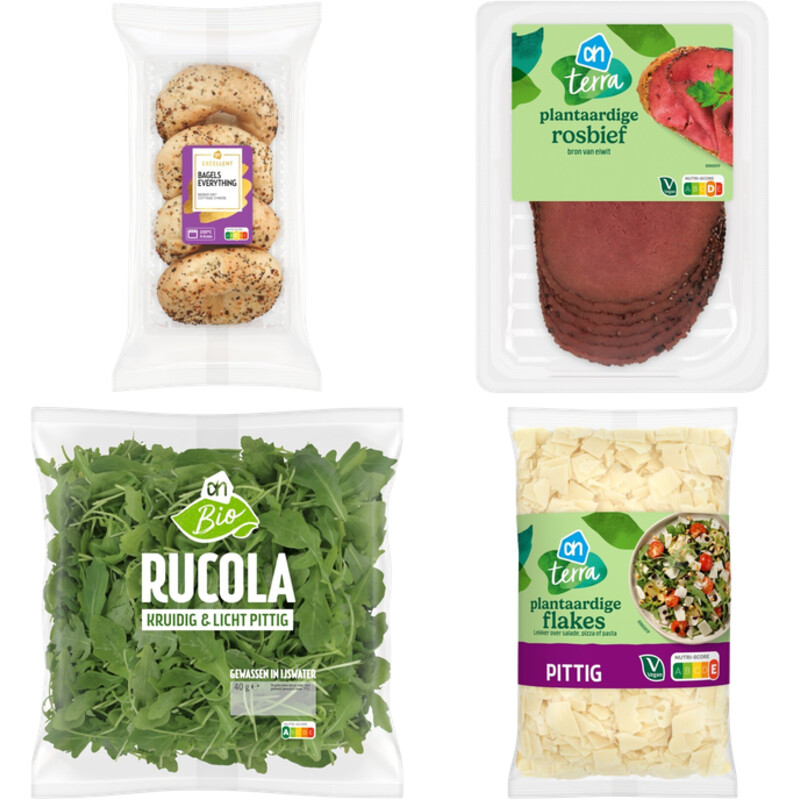 AH Excellent Bagel met plantaardige rosbief
