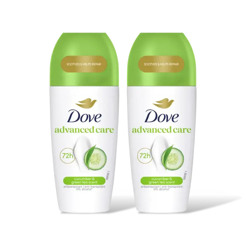 Dove Anti-transpirant roller komkommer 2-pack