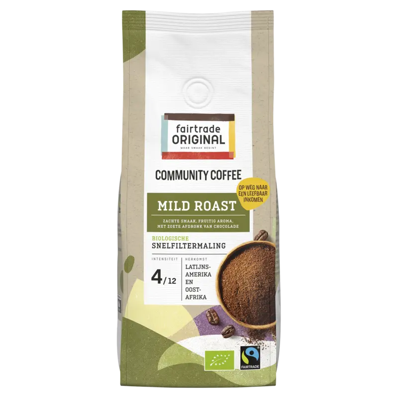 Fairtrade Original Community coffee mild roast snelfilter