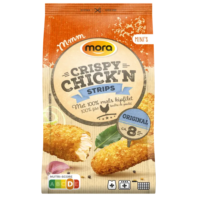 Mora Crispy chick'n original strips