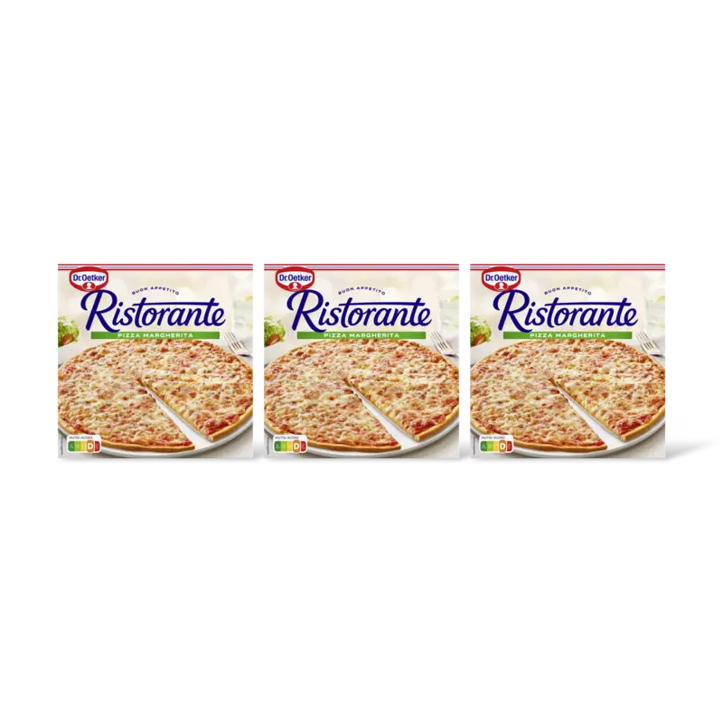 Dr. Oetker Ristorante pizza margherita 3-pack