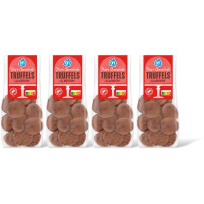 pdp-image-AH Pure chocolade truffels slagroom 4-pack