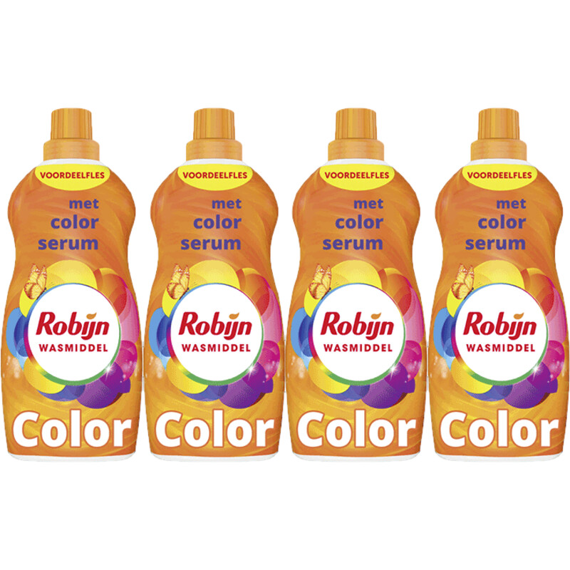 Een afbeelding van Robijn wasmiddel kleur 4-pack